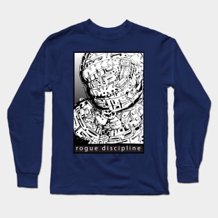 Robot Head Long Sleeve T-Shirt